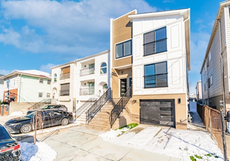 a view of a building with many windows