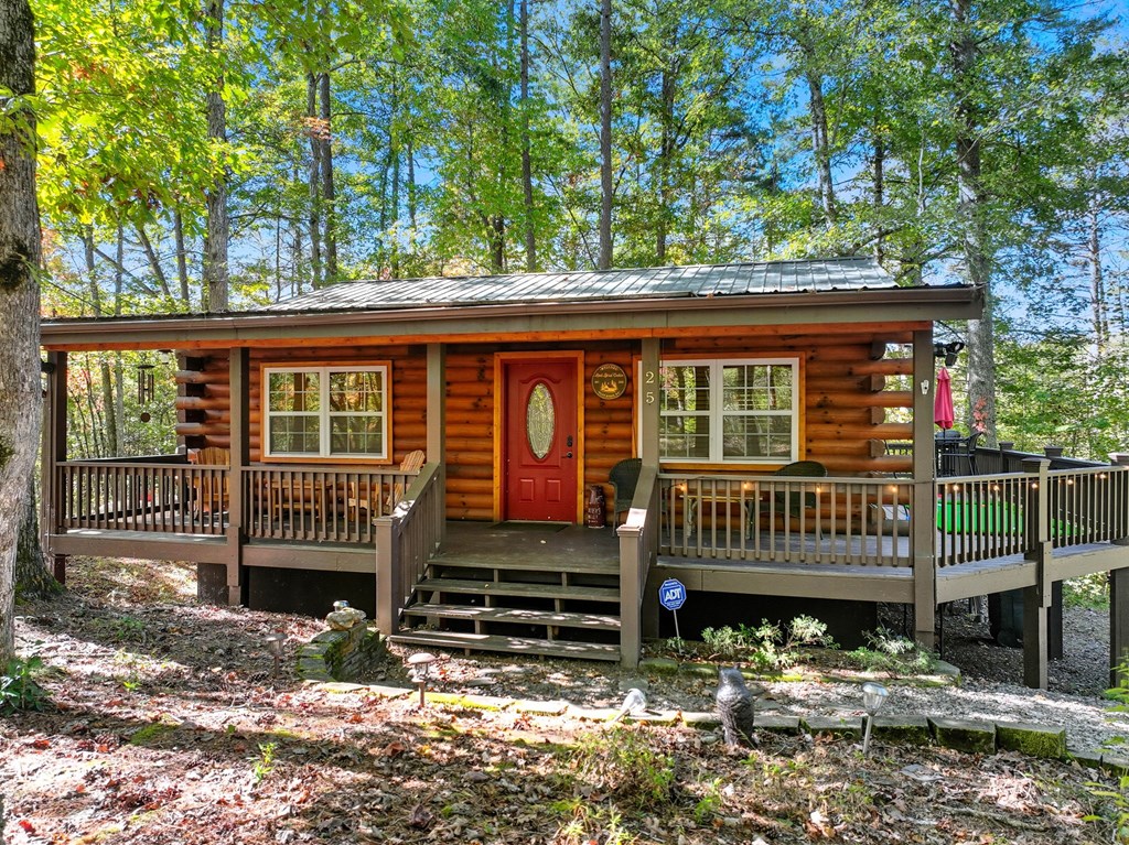 25 Foster Lane Morganton, GA 30560 - Photo 3 of 28 front view of a house with a porch