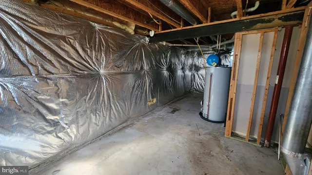 a view of a room with wooden walls