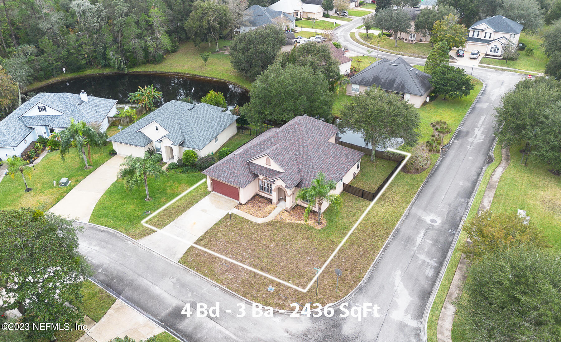 132 Summerhill Circle St. Augustine, FL 32086 - Photo 32 of 35 an aerial view of a house