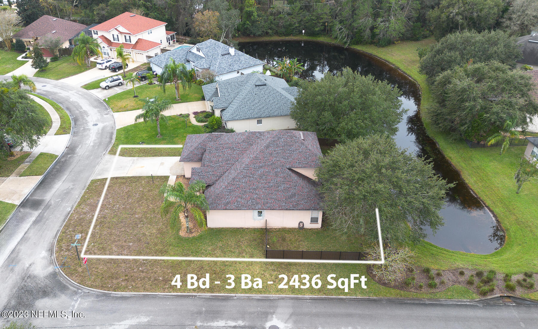 132 Summerhill Circle St. Augustine, FL 32086 - Photo 33 of 35 an aerial view of a house