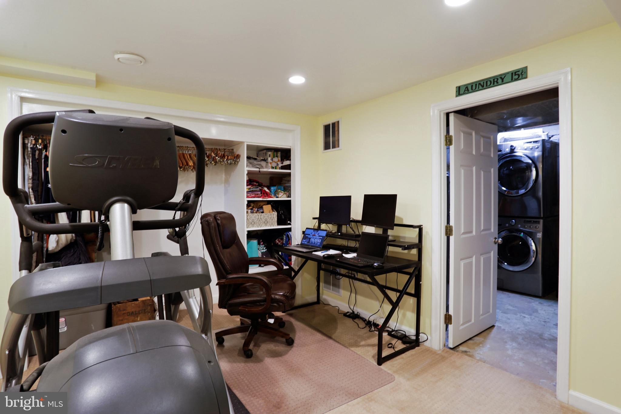 8404 Rayburn Road Bethesda, MD 20817 - Photo 40 of 54 Lower level office & exercise