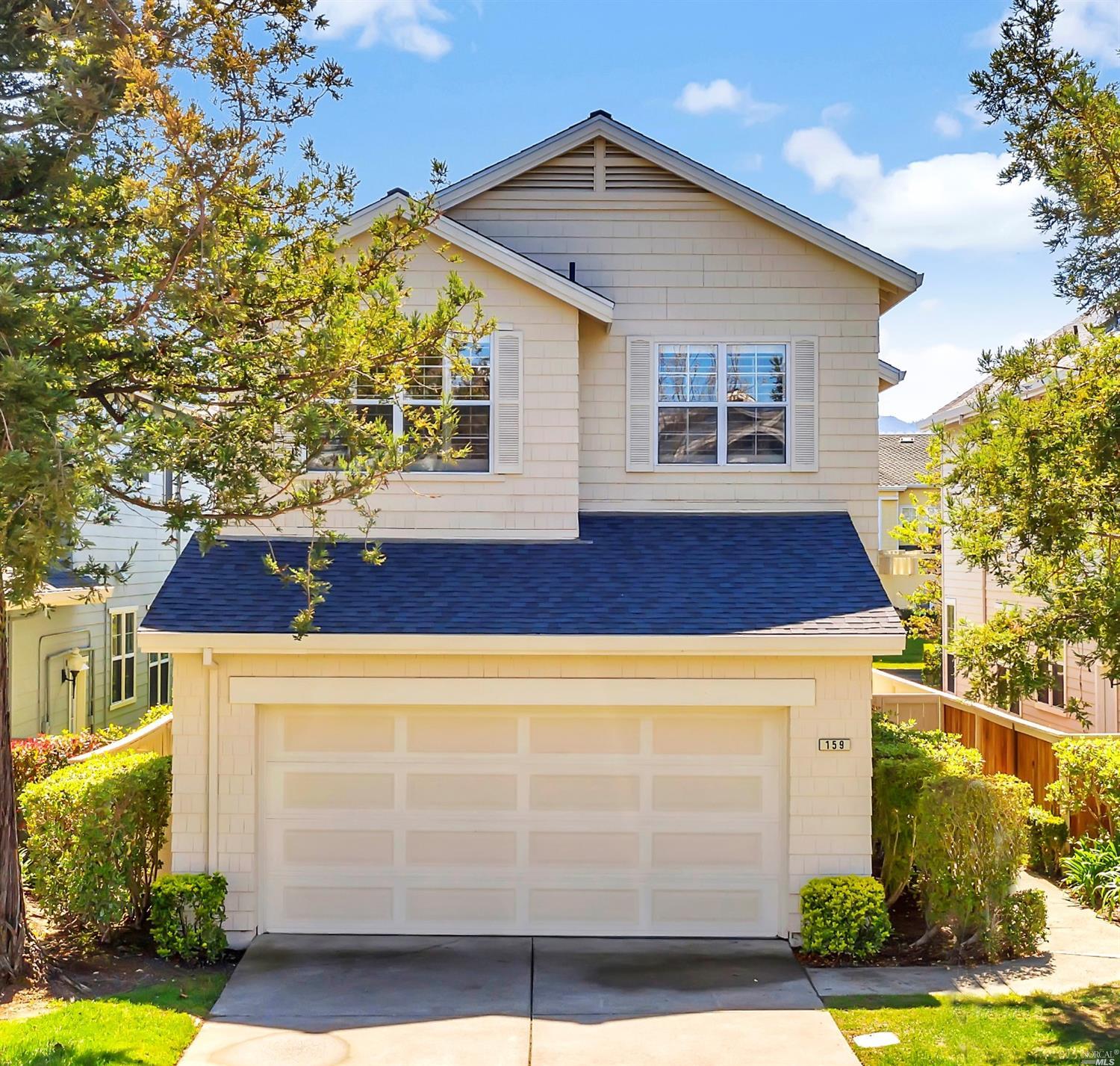 a front view of house with yard