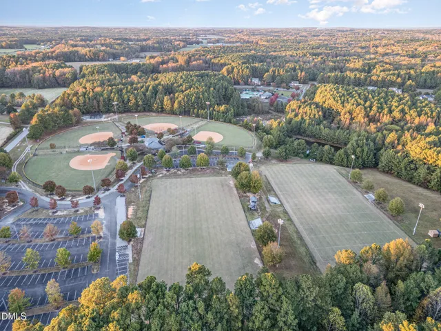 a bird view of a house