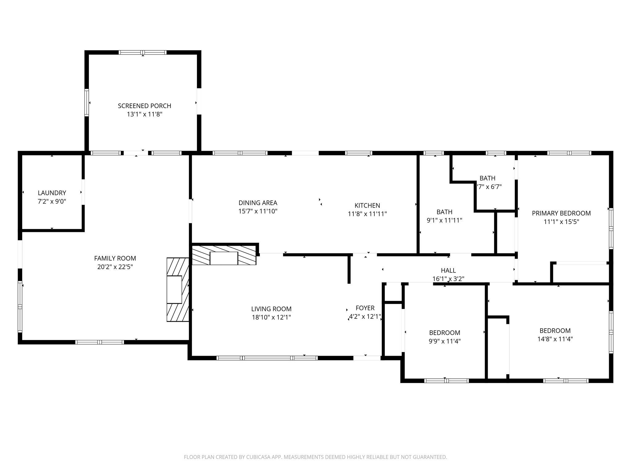 106 Fielding Road Charlotte, NC 28214 - Photo 9 of 10 a picture of a floor plan