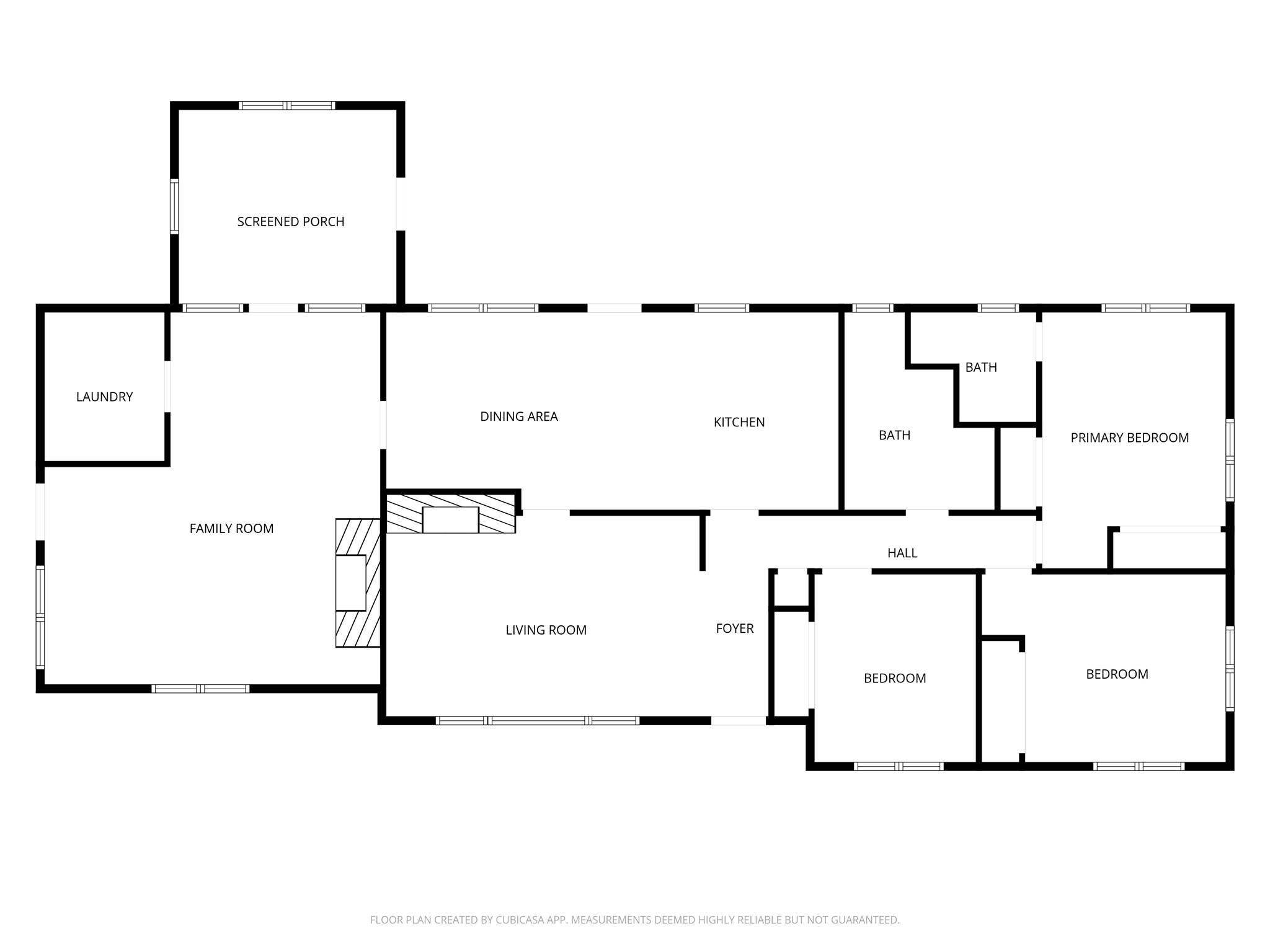 106 Fielding Road Charlotte, NC 28214 - Photo 10 of 10 a picture of floor plan