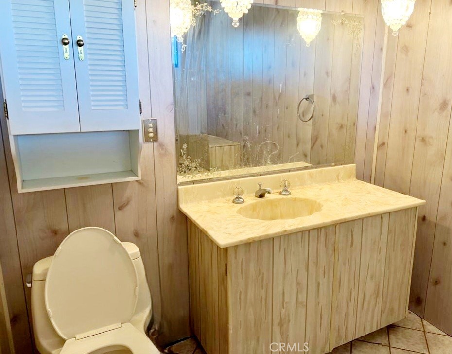 195 Old El Mirage Road Adelanto, CA 92301 - Photo 17 of 37 a bathroom with a sink and mirror