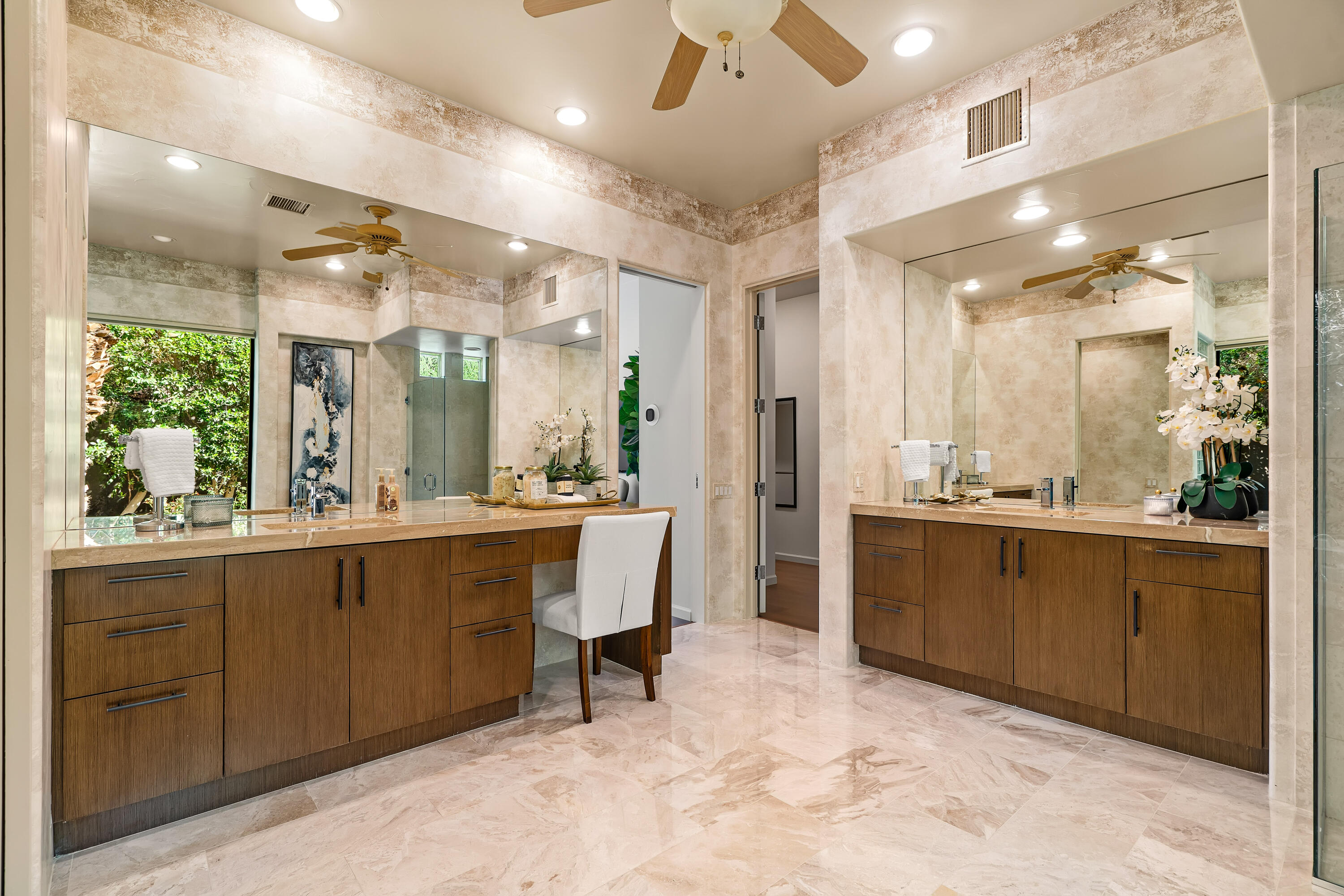 79200 Jack Rabbit Trail La Quinta, CA 92253 - Photo 53 of 76 a large bathroom with a large tub sink and shower