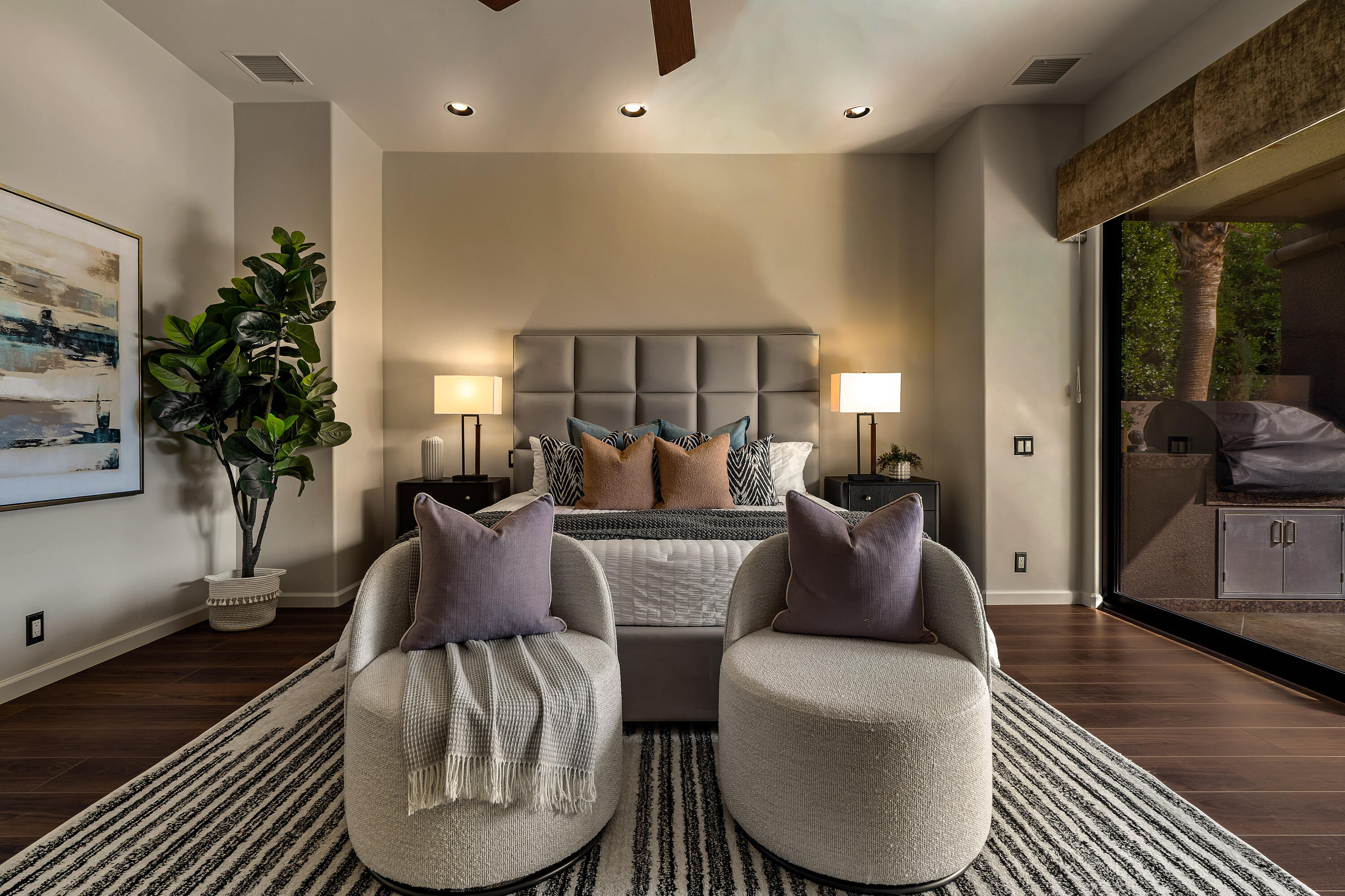 79200 Jack Rabbit Trail La Quinta, CA 92253 - Photo 60 of 76 a living room with furniture and a large window