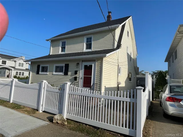 a view of a house with a deck
