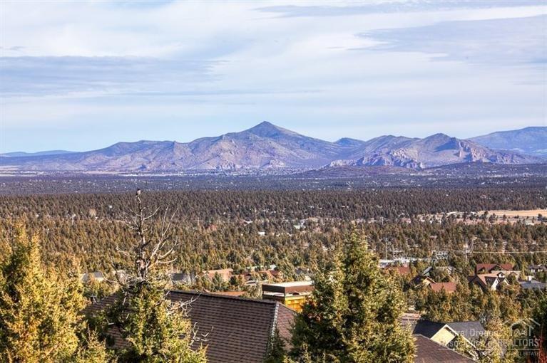 View of Smith Rock from deck, living roo