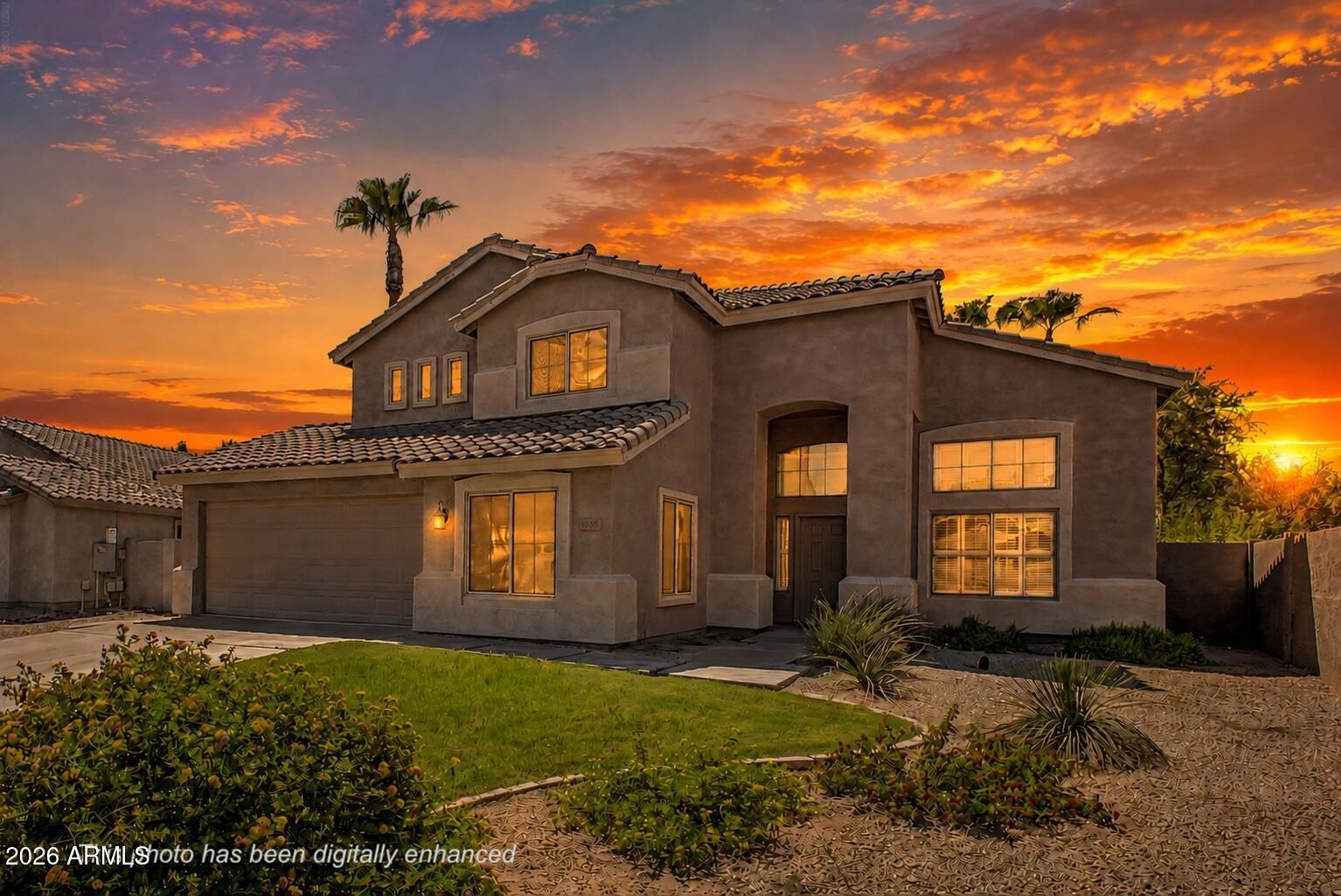 1098 South Roca Street Gilbert, AZ 85296 - Photo 1 of 57 Front_SunsetENHANCED