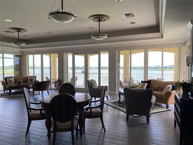 a view of a house with a sink and sitting area