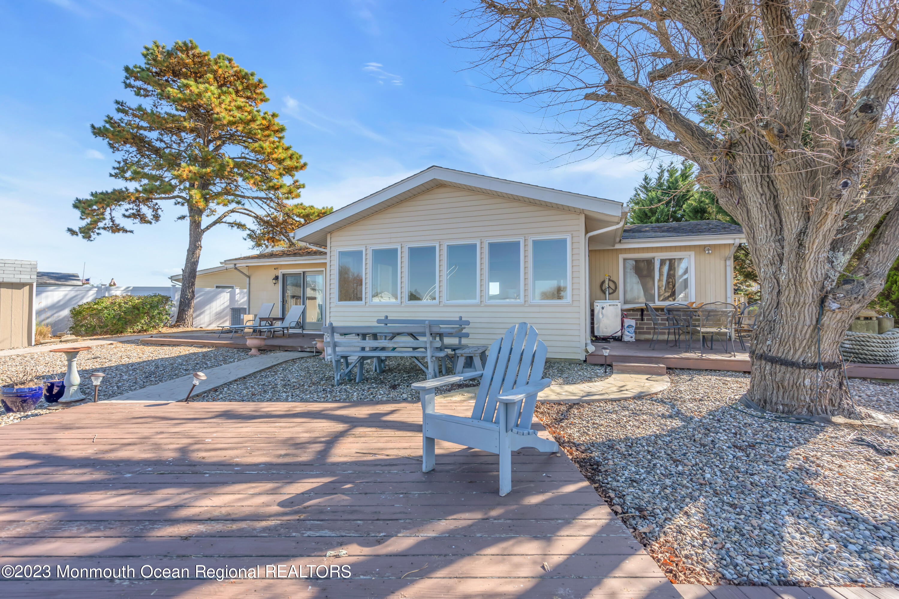 119 Caldwell Road Barnegat, NJ 08005 - Photo 34 of 51 a front view of a house with garden and patio