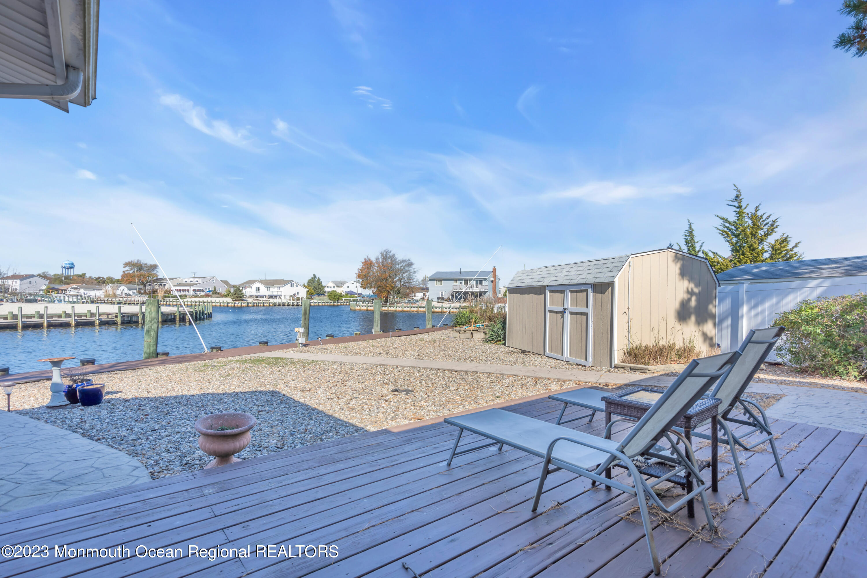 119 Caldwell Road Barnegat, NJ 08005 - Photo 37 of 51 a view of a roof deck with table and chairs