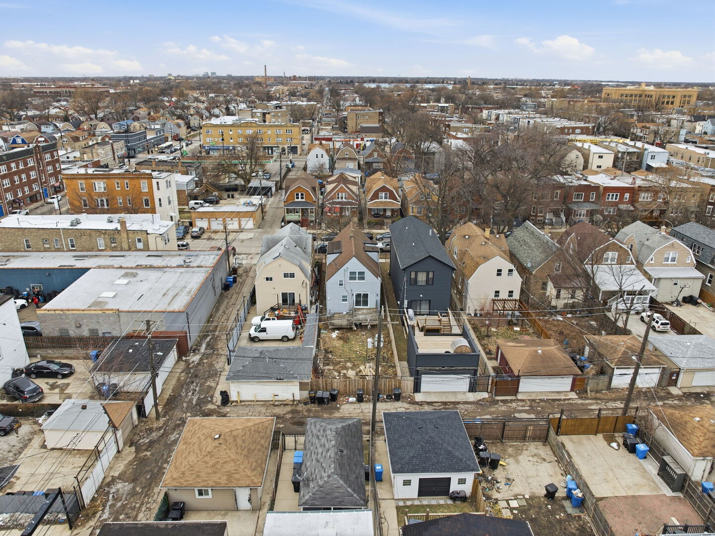 1217 North Harding Avenue Chicago, IL 60651 - Photo 43 of 45 an aerial view of a residential apartment building
