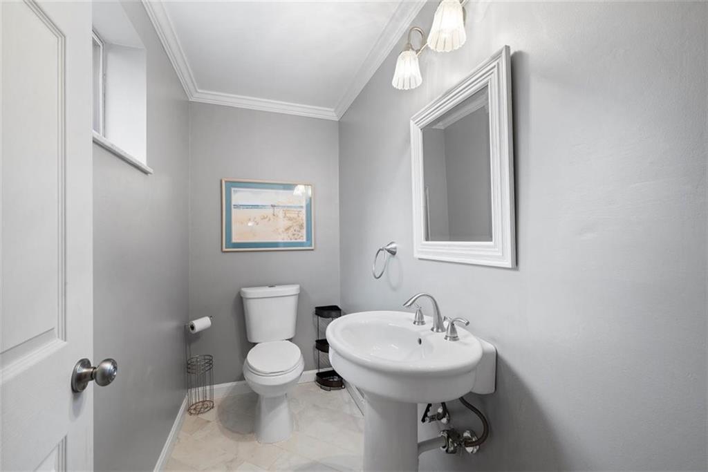 121 Foxglove Road Baden, PA 15005 - Photo 28 of 41 Family Room Lower Level Half Bath