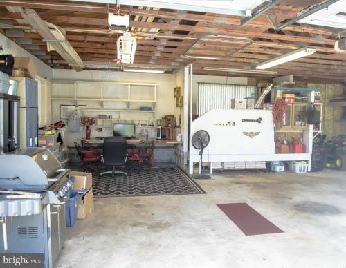 7610 Pindell School Road Fulton, MD 20759 - Photo 27 of 30 Inside of Garage with Work Bench