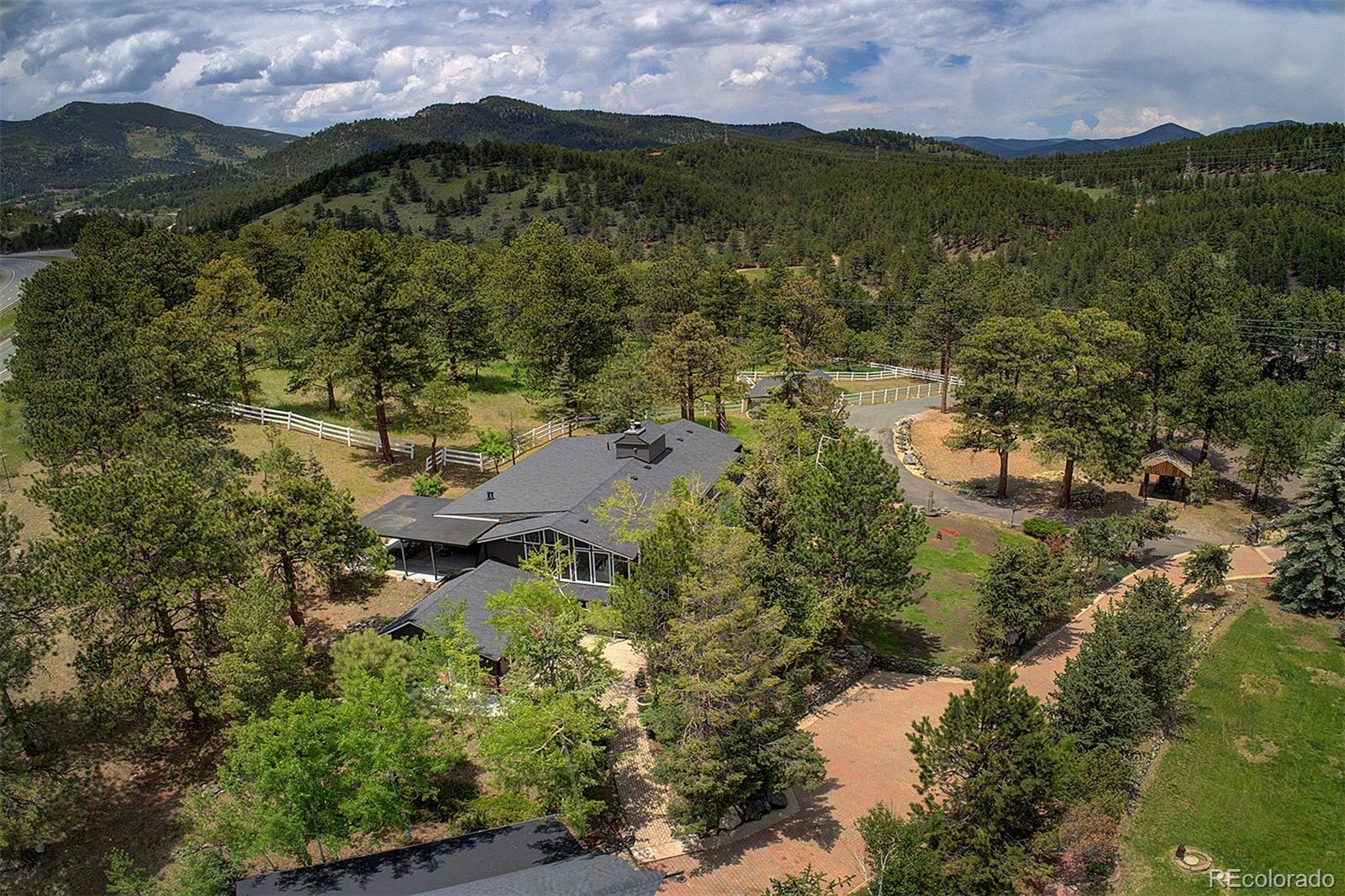 a view of lake with mountain
