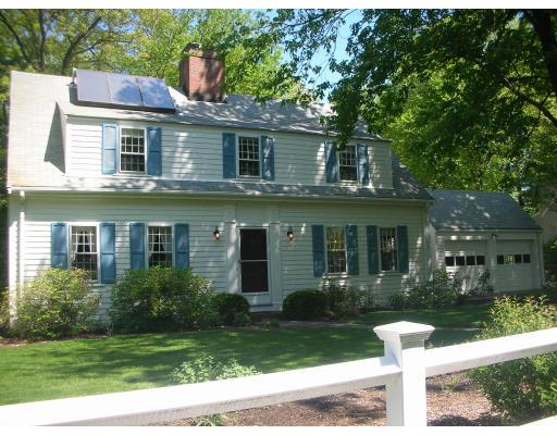 33 Hoover Road Needham, MA 02494 - Photo 1 of 6 a front view of a house with a yard