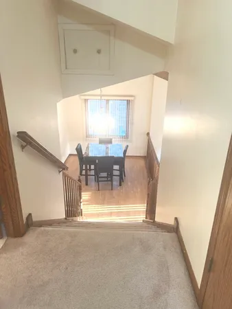 a view of a livingroom with furniture