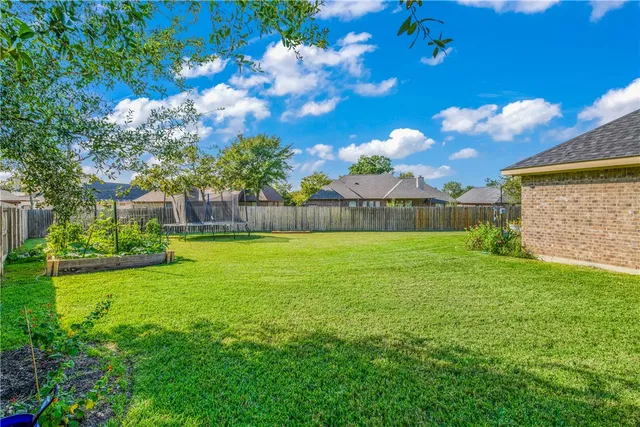 a view of a back yard