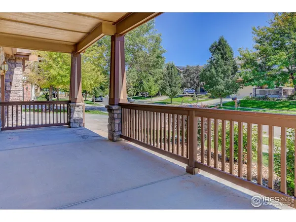 a view of a porch