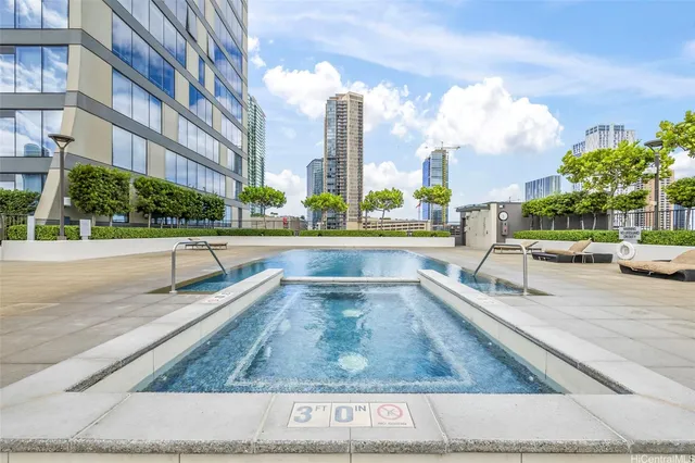a view of a swimming pool