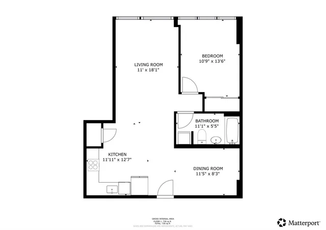 a picture of a park with an bench