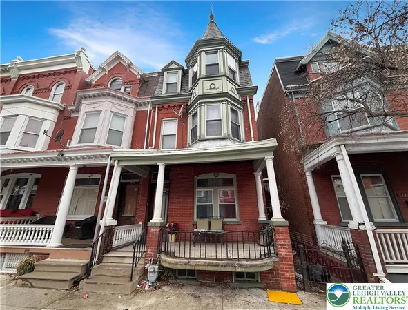 front view of a house with a porch