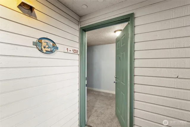 a close view of door