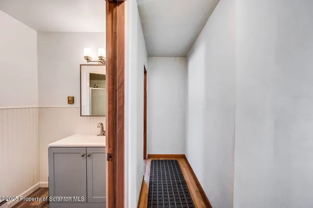 a view of a storage in a room