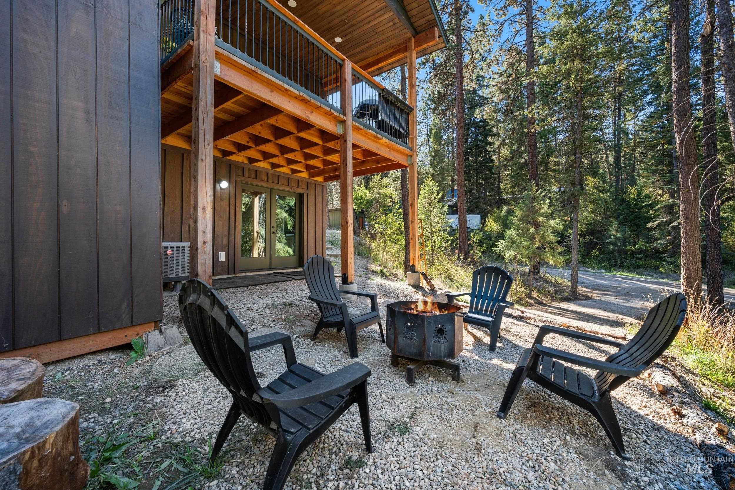 24 Rainbow Ridge Road Garden Valley, ID 83622 - Photo 22 of 32 View of patio with an outdoor fire pit