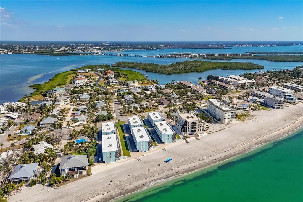 2810 North Beach Road, Unit D205 Englewood, FL 34223 - Photo 45 of 48 an aerial view of beach and ocean