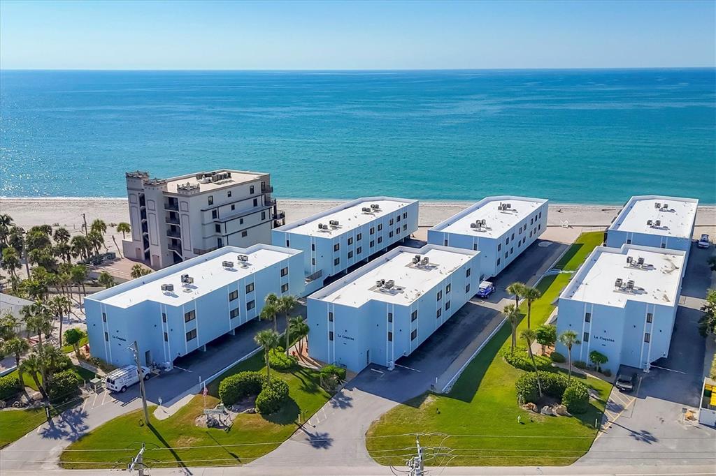 2810 North Beach Road, Unit D205 Englewood, FL 34223 - Photo 5 of 48 an aerial view of residential houses with outdoor space
