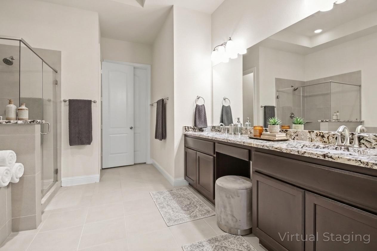 8931 Leaning Hollow Lane Spring, TX 77379 - Photo 18 of 38 VIRTUALLY STAGED PRIMARY BEDROOM.