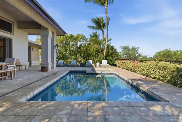 a view of a house with sitting area