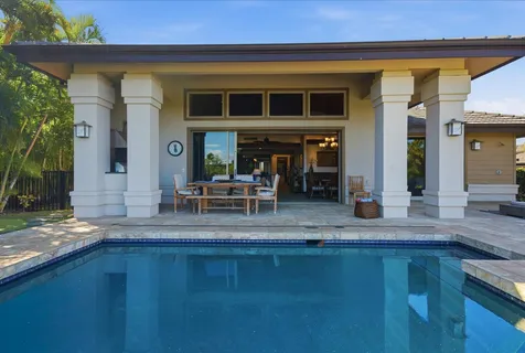 a room with furniture