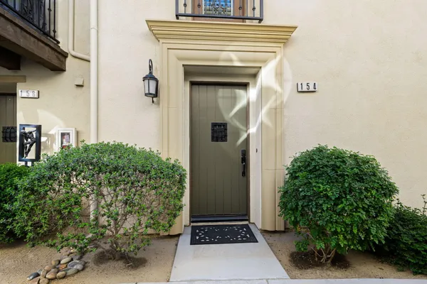 a view of a entryway door of the house