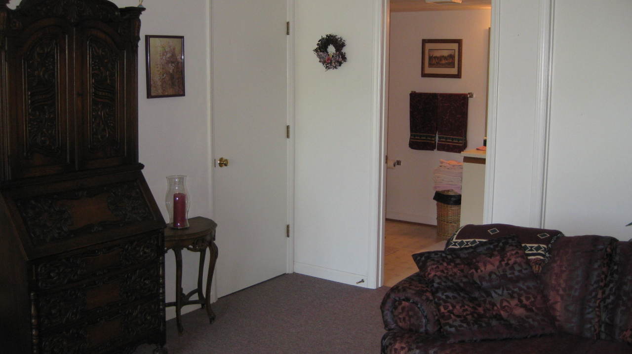 403 Harbor Ridge Drive Goodview, VA 24095 - Photo 10 of 11 a living room with a bed furniture and a window