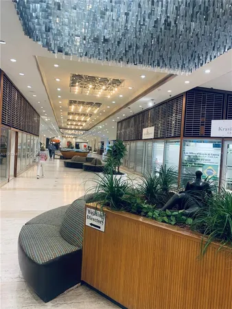 a front view of a building