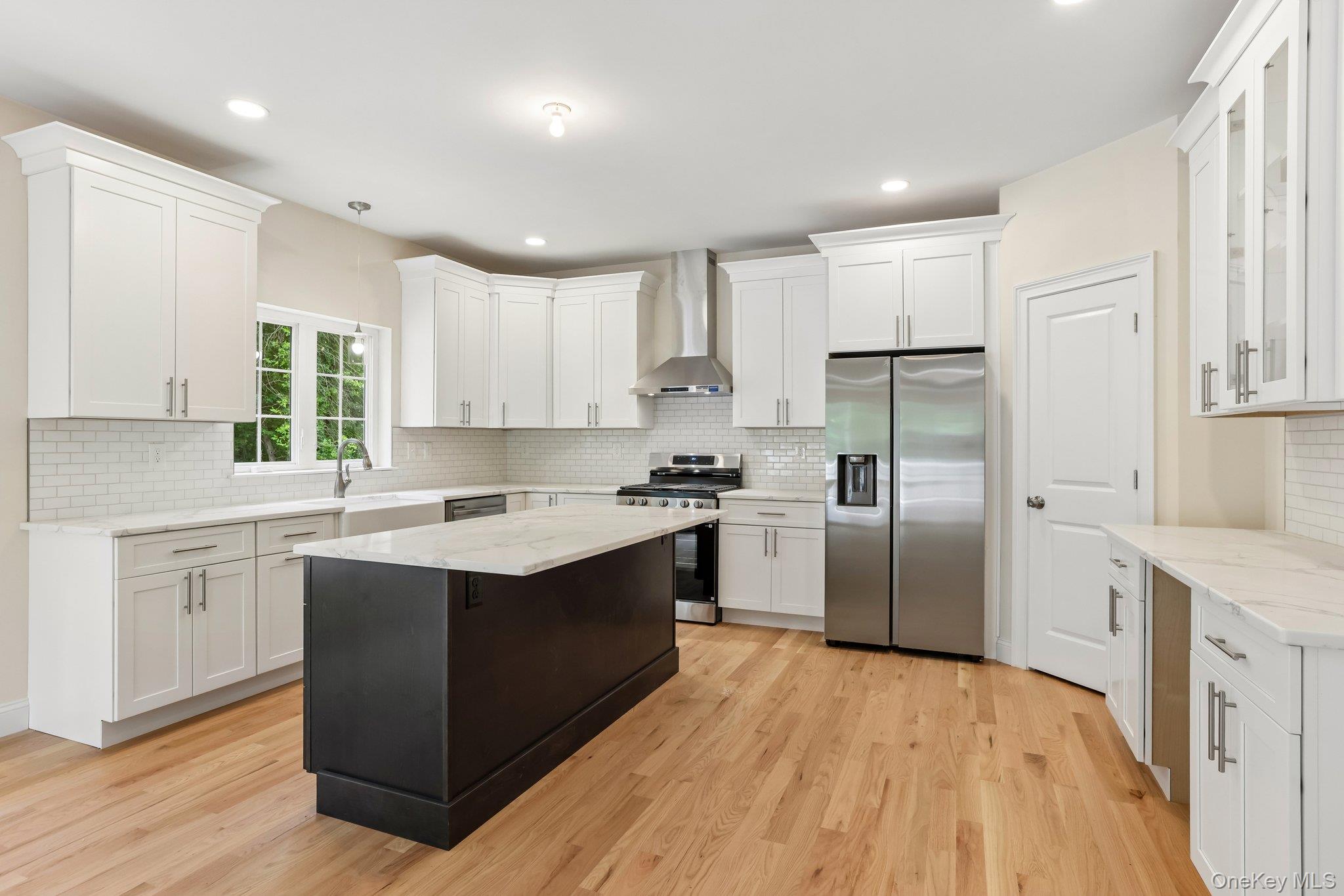 464 Bull Road New Windsor, NY 12575 - Photo 13 of 49 Kitchen with quartz counter tops, stainless steel appliances and large island.