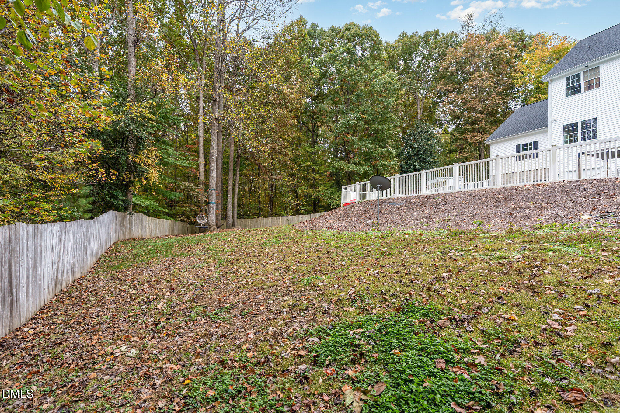 9036 Sundance Street Wake Forest, NC 27587 - Photo 20 of 22 a view of a backyard with large trees
