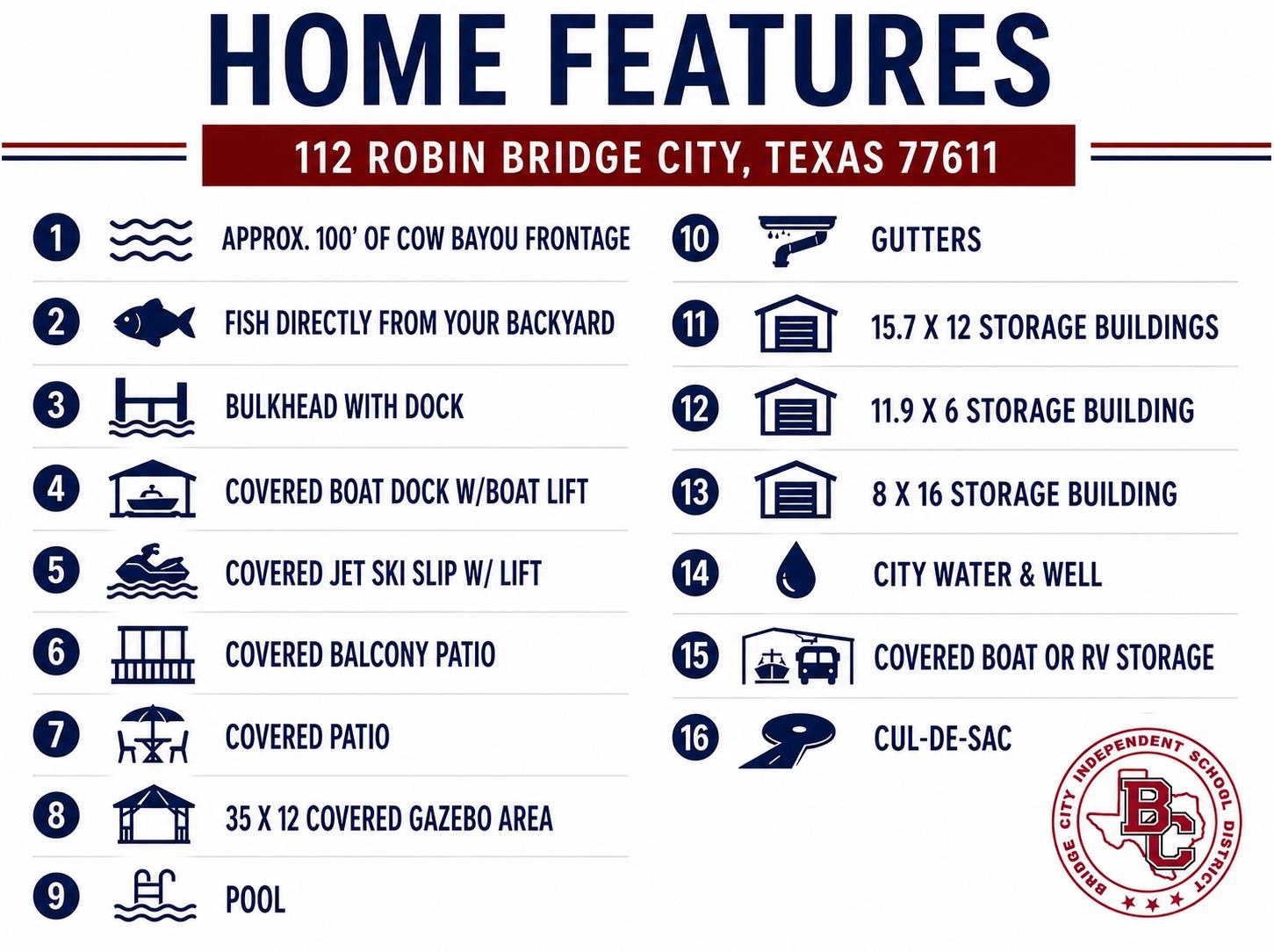 112 Robin Avenue Bridge City, TX 77611 - Photo 39 of 39