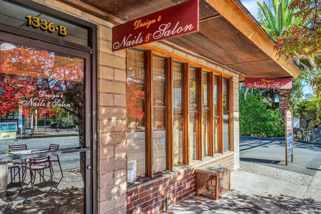 a view of street along with trees