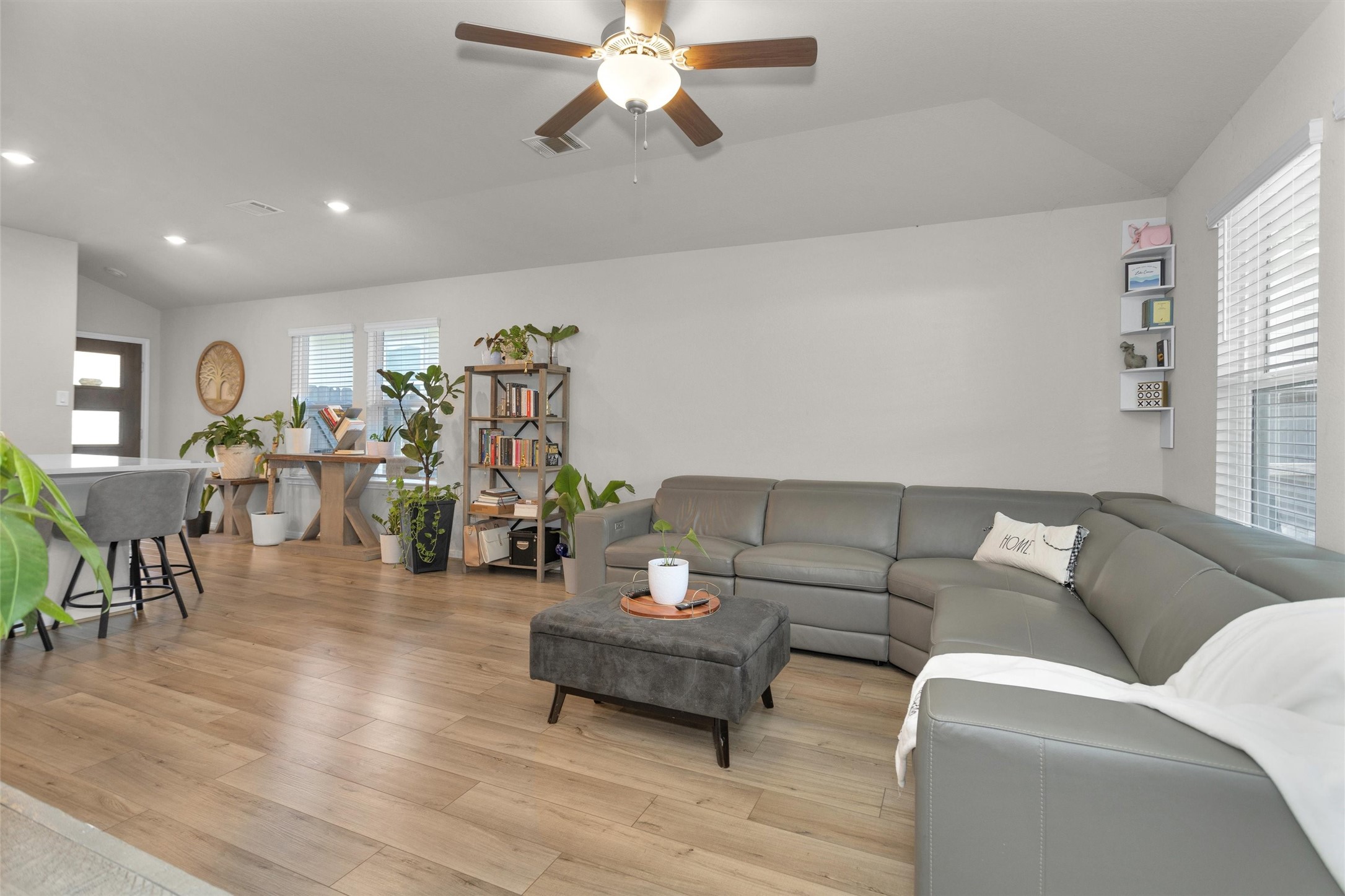 18544 Meadow Point Lane Montgomery, TX 77316 - Photo 9 of 35 a living room with furniture and wooden floor