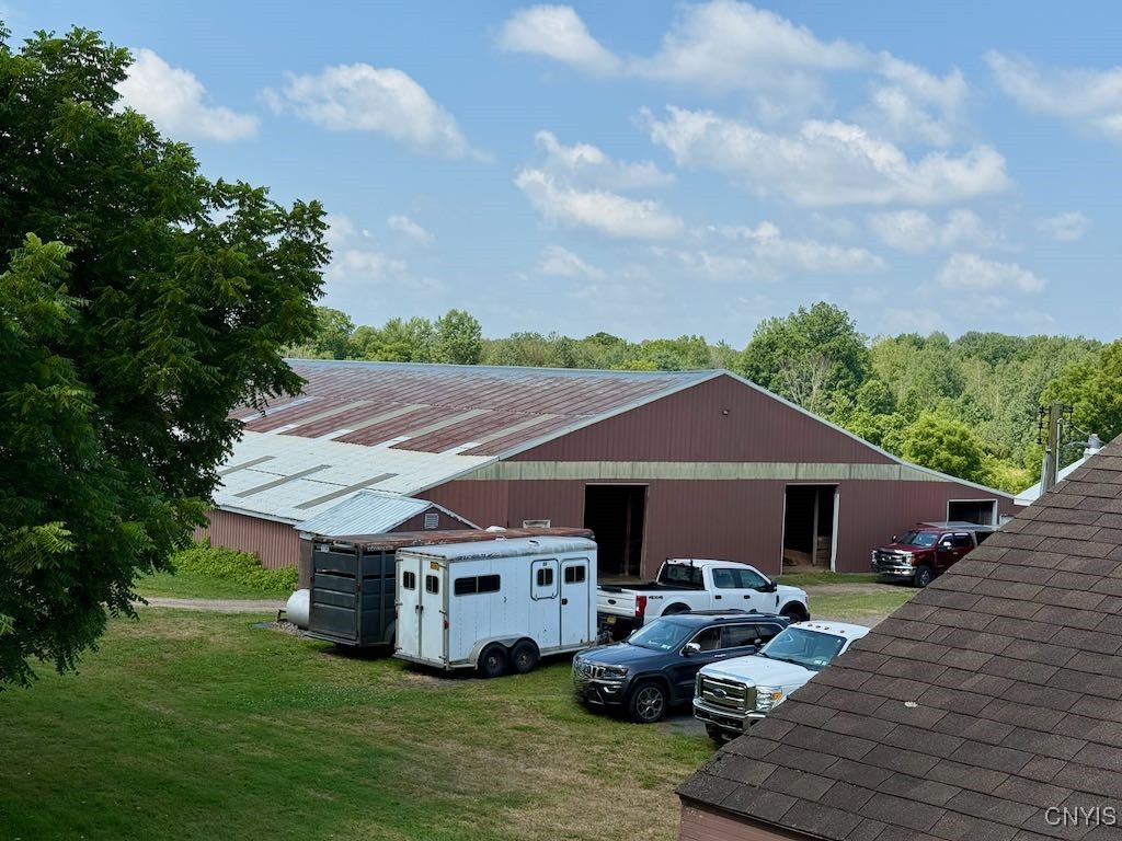 377 Chesbro Road Schroeppel, NY 13132 - Photo 28 of 50 Barn view from the upstairs deck!