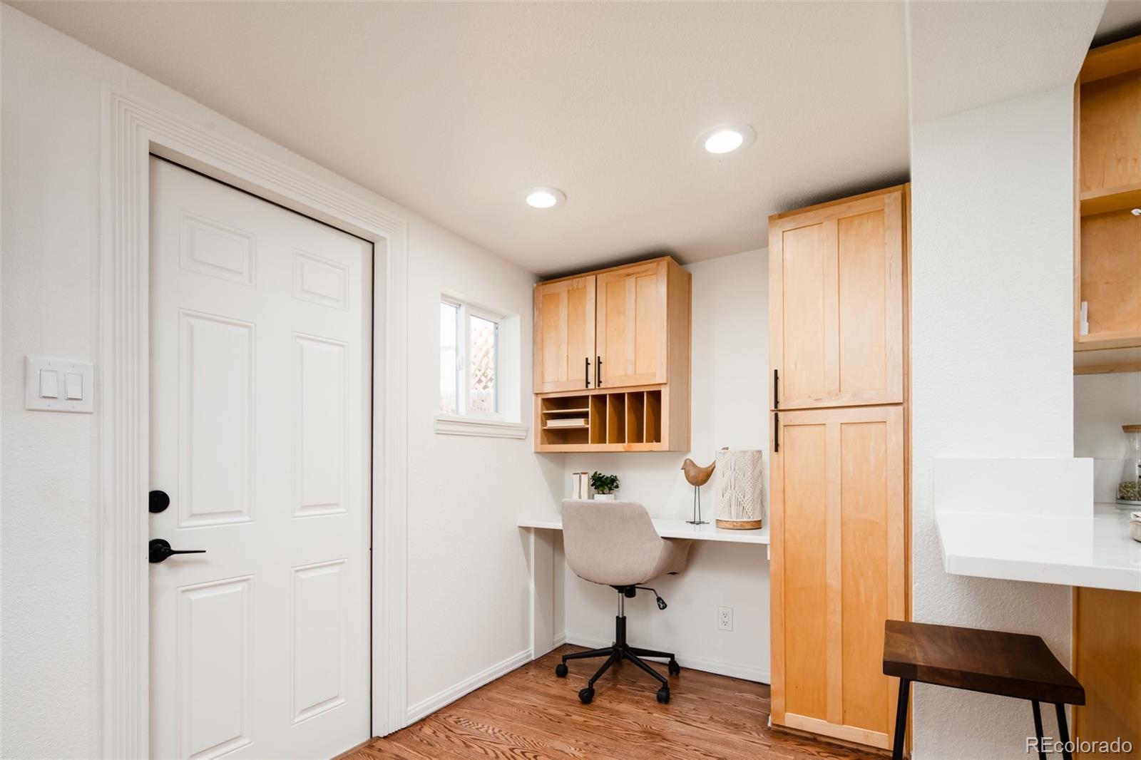 3519 L Newton Street Denver, CO 80211 - Photo 10 of 40 a view of a hallway with bathroom view and a shower