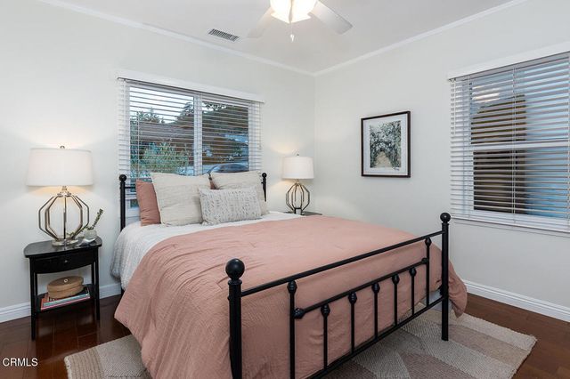 a view of a yard with furniture