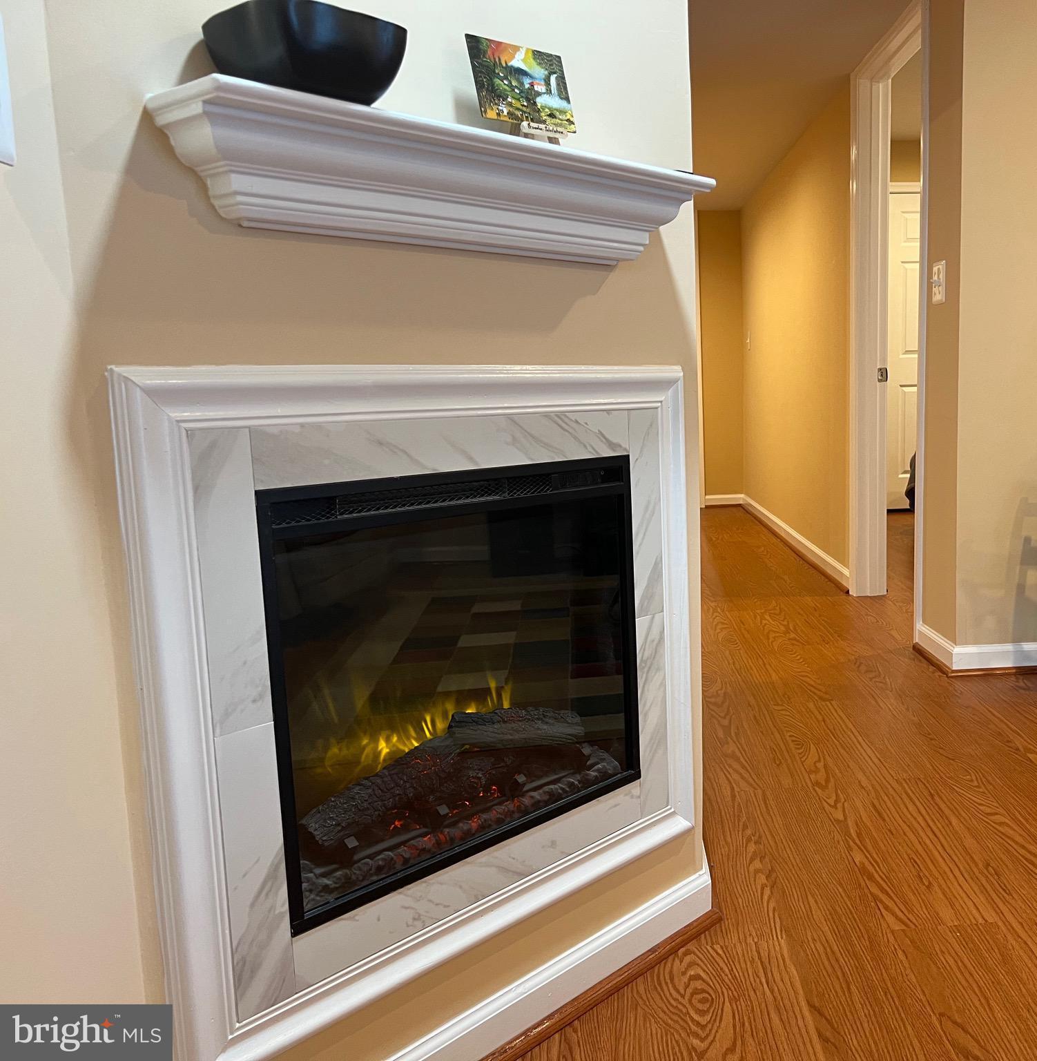 5802 Telluride Lane, Unit BASEMENT APARTMENT Spotsylvania, VA 22553 - Photo 14 of 35 a close view of a fireplace in an empty room